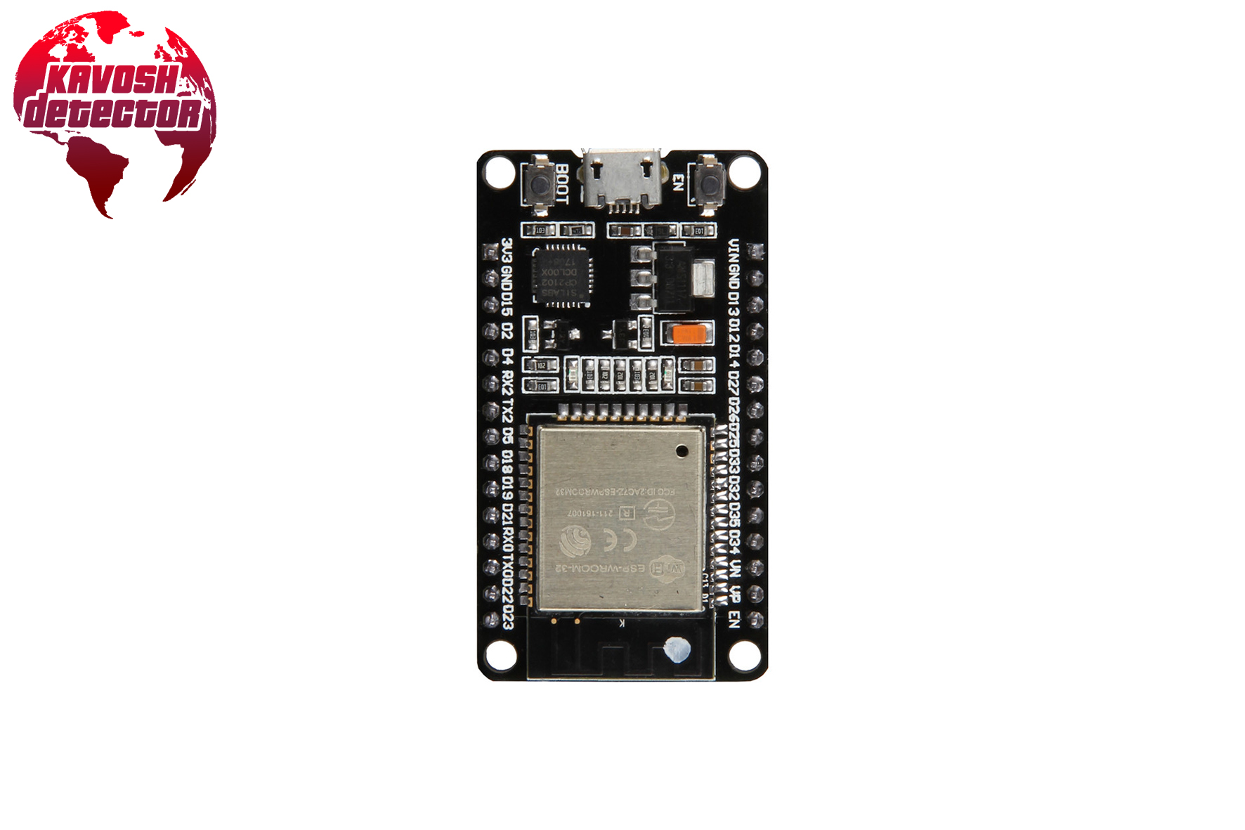 ماژول وای فای و بلوتوث مدل NODEMCU ESP32 MODULE چیپ WROOM-32